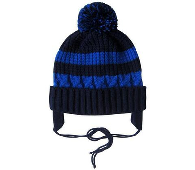 Шапка "Турин" т.синий/голубой р.48-50