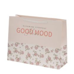 GAEM Пакет подарочный L (бумага 250г/м2, блок 12шт), L42 W15 H33 см, 4в.