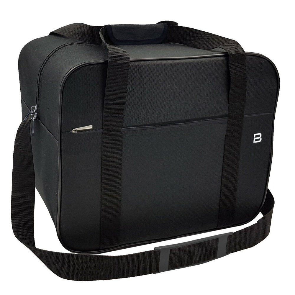 Сумка дорожная для ручной клади Pobedabags Стандарт плюс черная 36 x 30 x 27 см