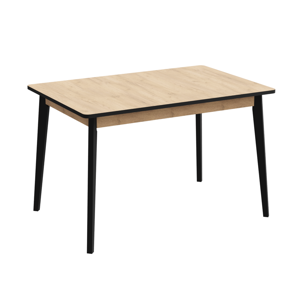 Стол деревянный UMBRA, цвет дуб крафт золотой/ черное дерево