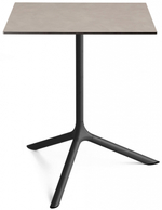 Стол ламинированный обеденный складной Scab Design Tripe Maxi Folding, черный, тортора шпатель