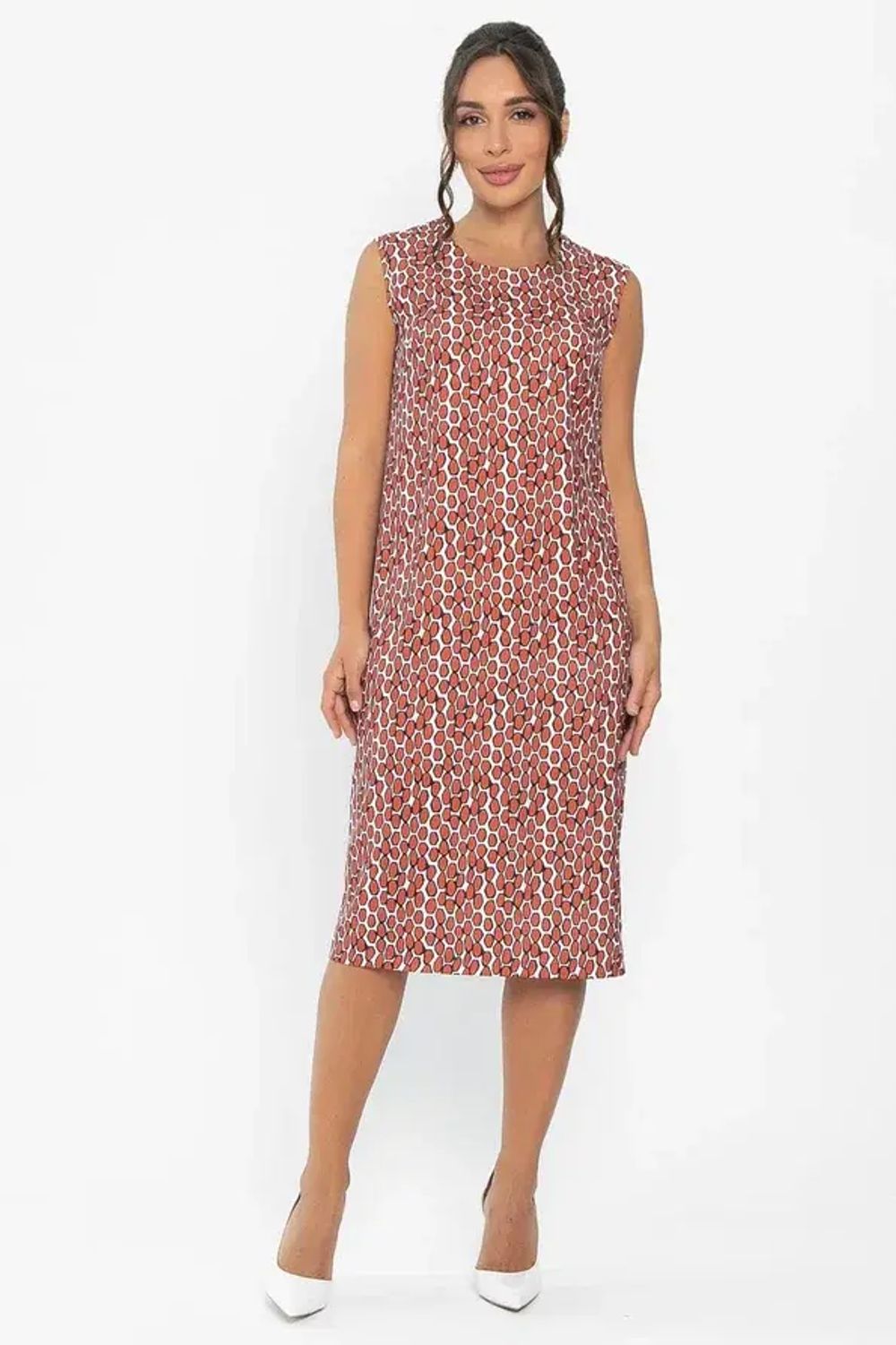 Платье Эвона (оранжевое) П13979-25М LT Collection