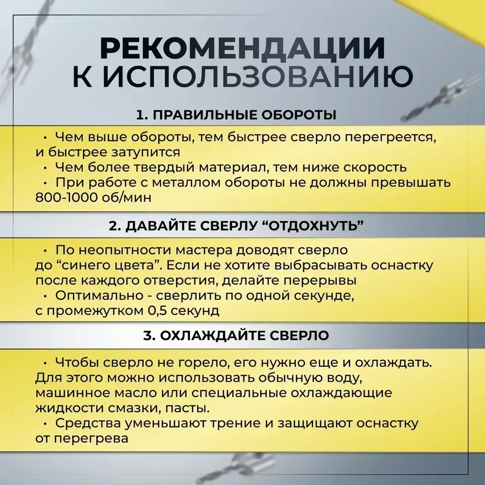 Набор сверл по металлу с титановым покрытием, 15 шт