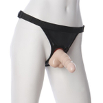 Насадка-реалистик к трусикам системы Vac-U-Lock "Raging" (Цвет: телесный)