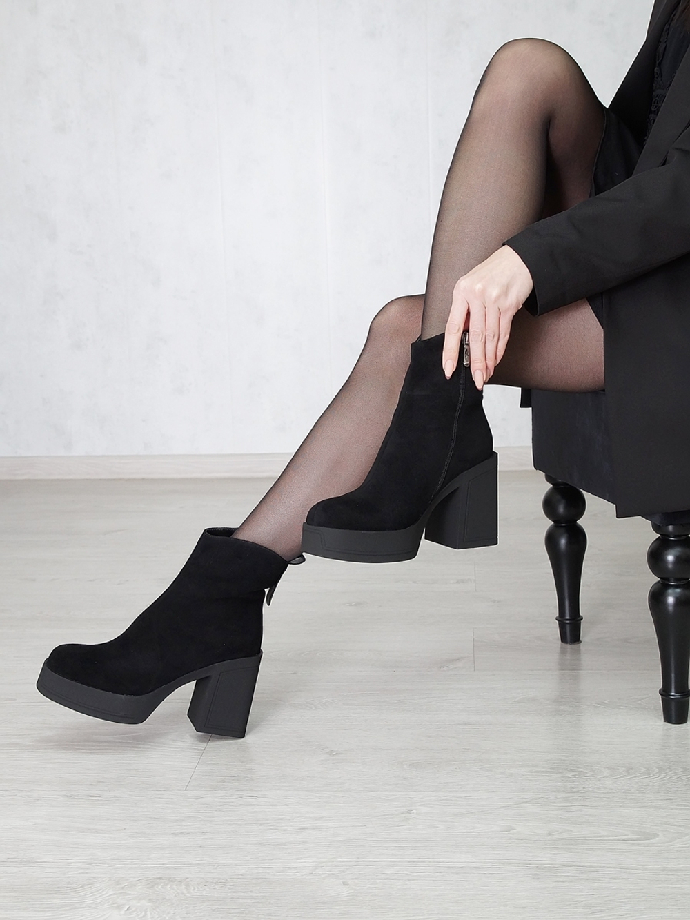 Полусапожки женские зимние