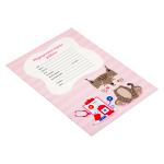 Медицинская карта ребенка OfficeSpace, 16л, А4 (205*290мм), форма 026/у-2000, блок офсет, для девочки