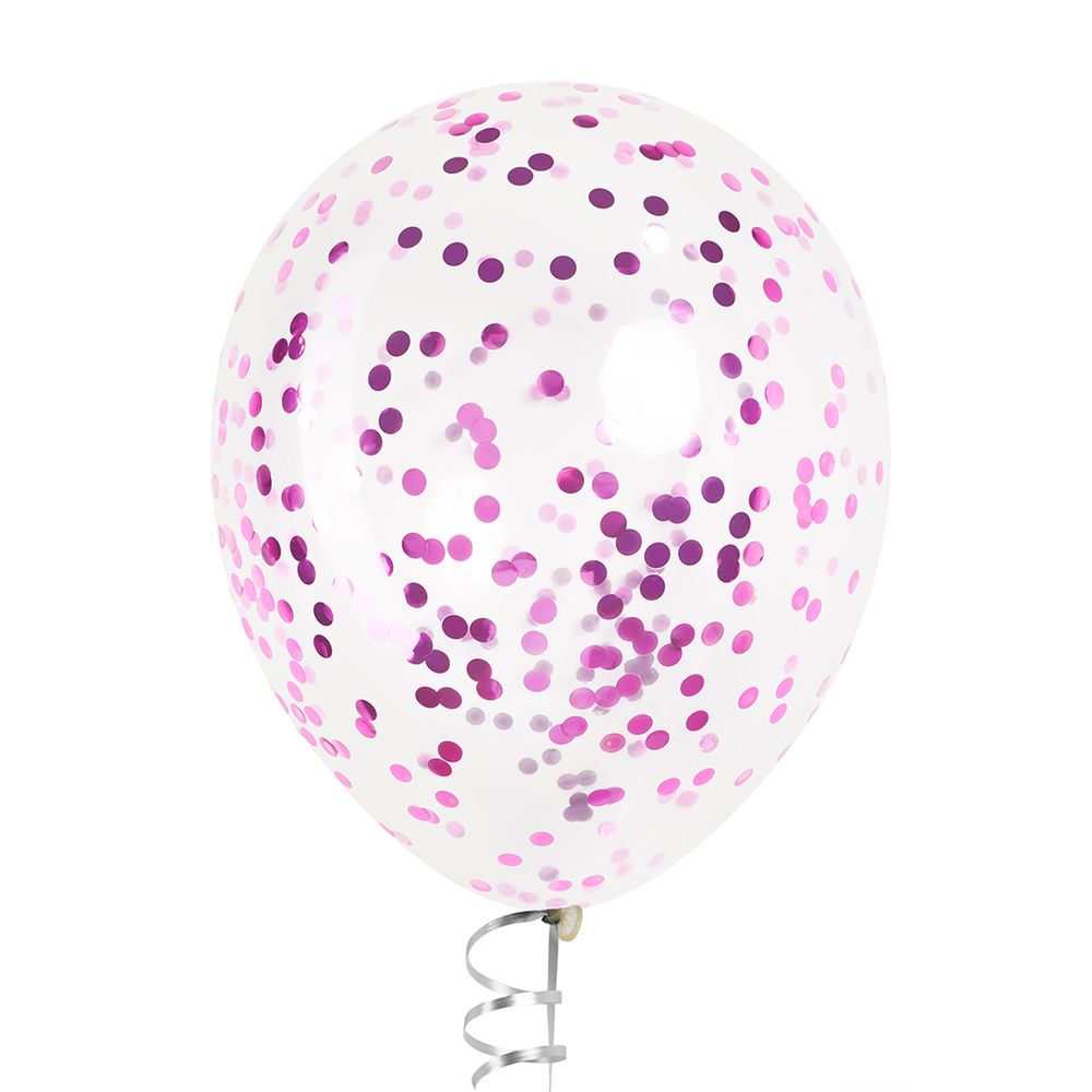 Конфетти фольга Круг, Розовый, Металлик, 1 см, 50 г.