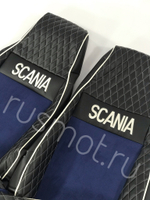Чехлы Премиум стеганные кожа + аликанте вышивка SCANIA R/P/G 2004-2014 г. S21 Польша