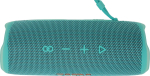 Колонка портативная JBL Flip 6, 30Вт, бирюзовый [jblflip6teal]