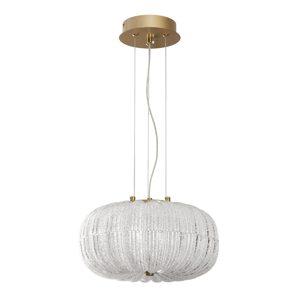 7720/24L PIKO LED SN 570 Светильник металл/стекло/прозрачный/золотой LED 24Вт 3000-6500K D300 IP20 пульт ДУ ANGELO