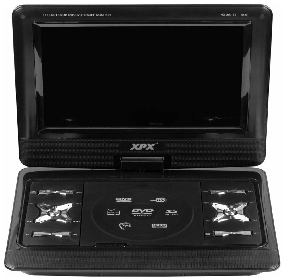 Портативный телевизор Xpx EA-1769L с DVD и DVB-T2 17" (2340x1296)