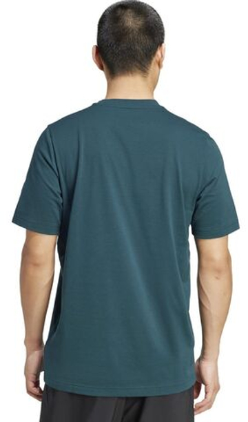 Мужская теннисная футболка Adidas Heritage Graphic - aurora ivy