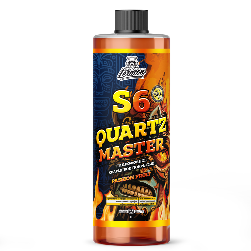 LERATON S6 PASSION FRUIT Кварцевый состав для быстрого блеска и гидрофоба 1л