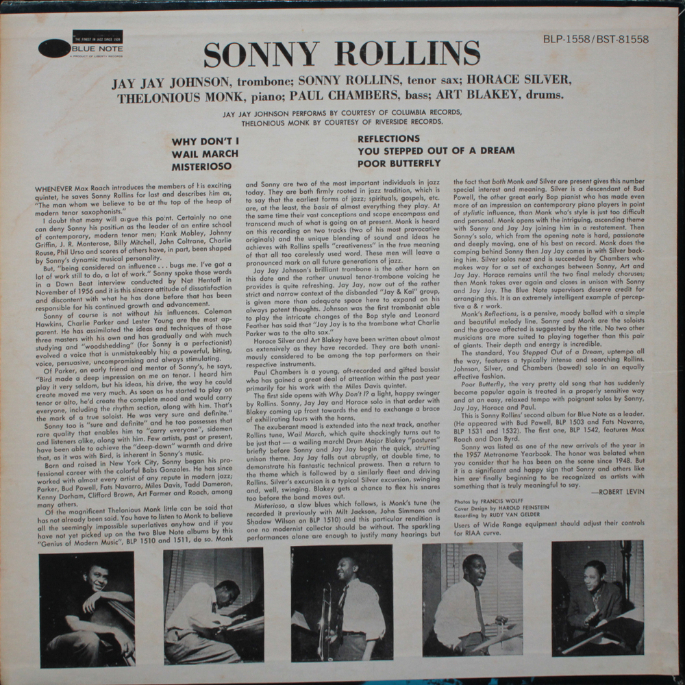 Sonny Rollins / Volume 2 (LP)