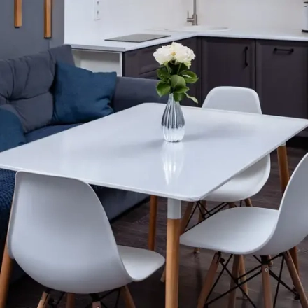 Скатерть прозрачная "Гибкое стекло" 80х100х0,8см