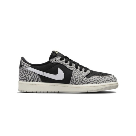 Кроссовки Air Jordan 1 Retro Low Black Cement