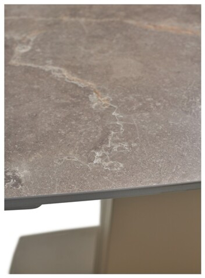 Стол BALDE 120 MATT LATTE STONE SOLID CERAMIC/ TAUPE, ®DISAUR