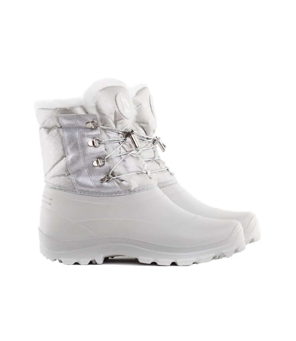 Полусапоги женские из ЭВА "Лайткросс" Д403 до -30С, Дарина (черный/жемчужный)