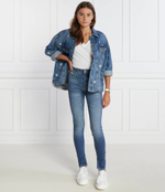 Джинсы HIGH RISE SUPER SKINNY ANKLE CALVIN KLEIN JEANS - голубой(J20J221773)