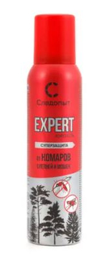 Репеллент СЛЕДОПЫТ EXPERT, 8 часов защиты от комаров, слепней и мошек, аэрозоль, 150 мл/24