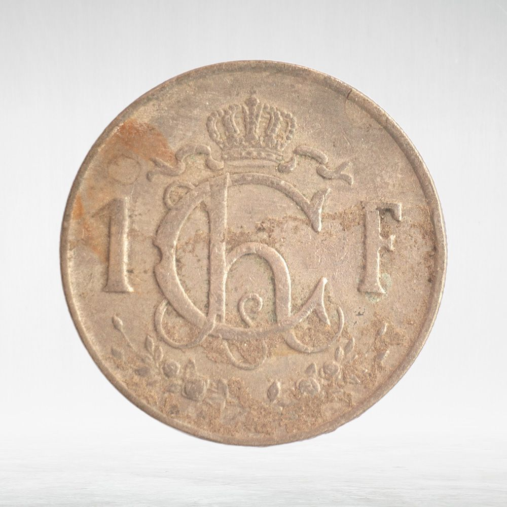 Luxembourg, 1 Franc - Charlotte, 1953, F