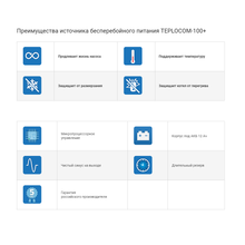 ИБП для циркуляционных насосов TEPLOCOM-100+ (чистый синус)