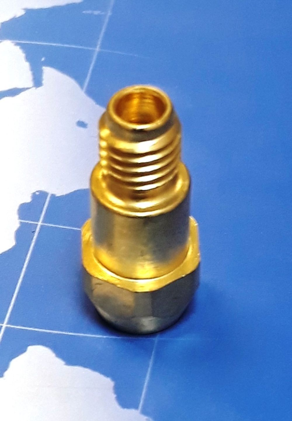 142.0005 Держатель / Вставка / Свеча, предназначен для установки контактного наконечника М6, в ручных и автоматизированных сварочных горелках полуавтоматической сварки MIG/MAG серий МВ36, RF36;