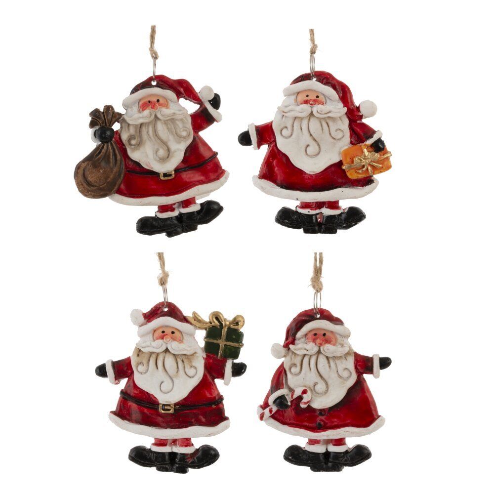 GAEM Изделие декоративное подвесное "Дед Мороз", L7,5 W1,5 H8 см, 4в.