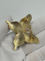 Брошь Бабочка в технике клуазоне