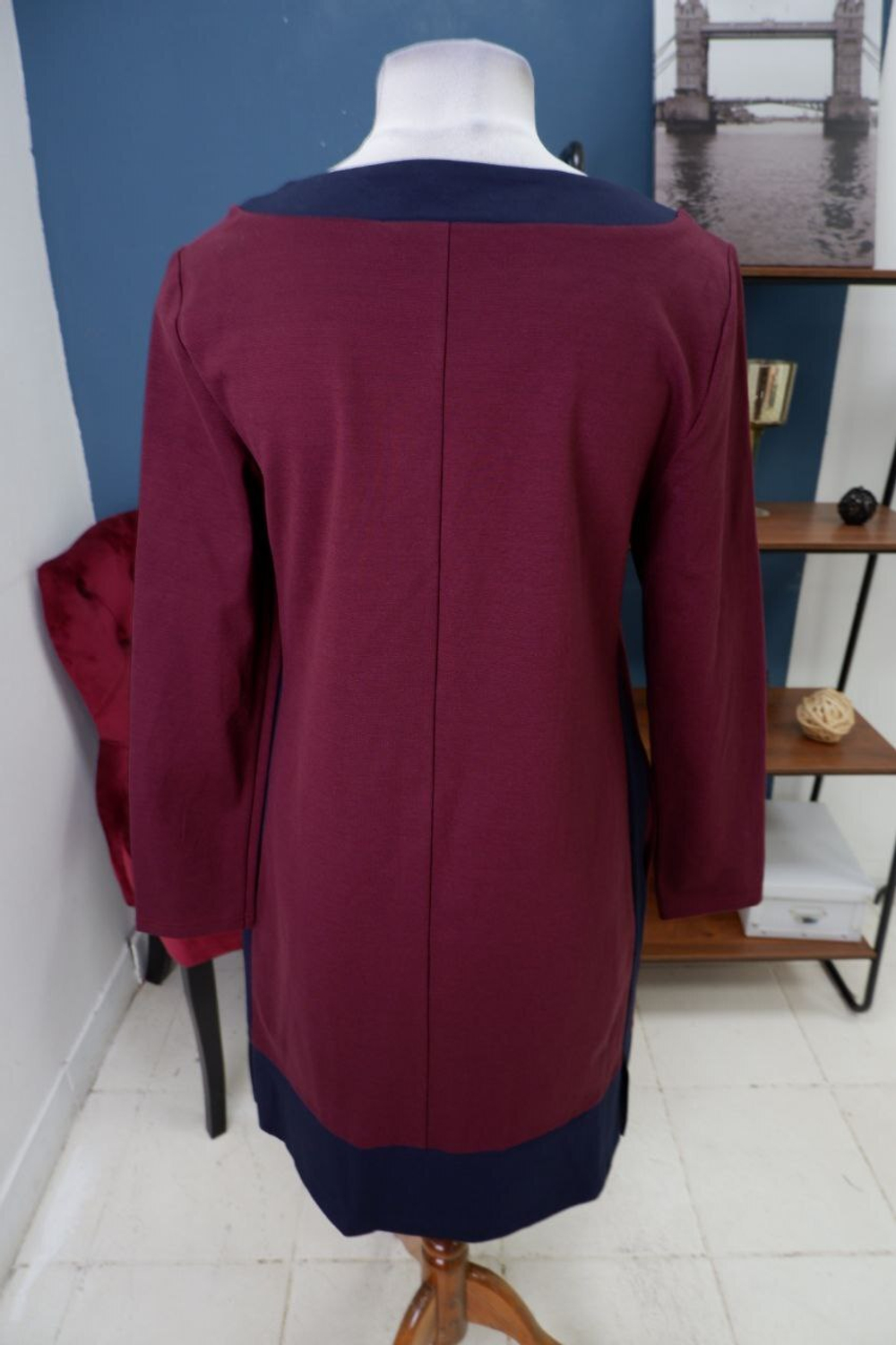 Платье комбинированное 48 размер, новое