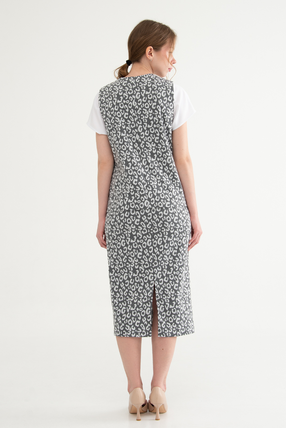 Жилет женский 4732за, Леопард #225Леи064732за