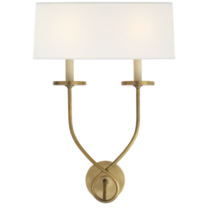 Настенный светильник Visual Comfort Symmetric Twist Double Sconce