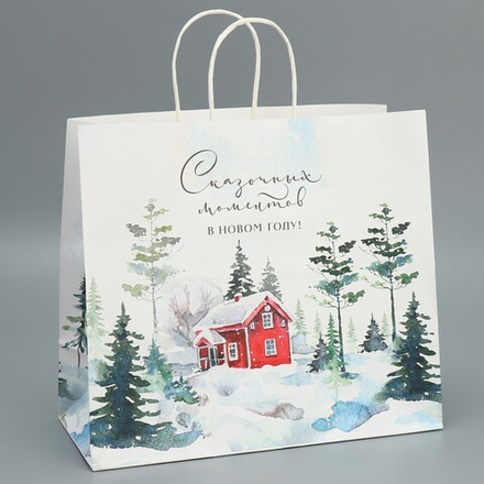Пакет подарочный «Сказка», 32х28х15 см