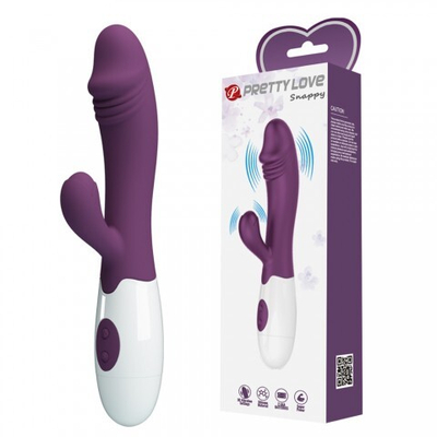 Фиолетовый вибратор-кролик Snappy (19)