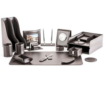 Настольный набор из кожи Cuoietto серии Business из 19 предметов (NBCCh19)