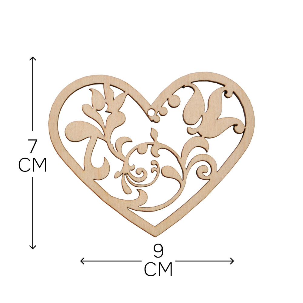 Подарочный набор игрушек на новогоднюю елку, деревянные