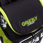 Ранец GRIZZLY эргономичная спинка, светящийся, для мальчиков, "GOAL", 35х26х16 см, RAl-295-1/1