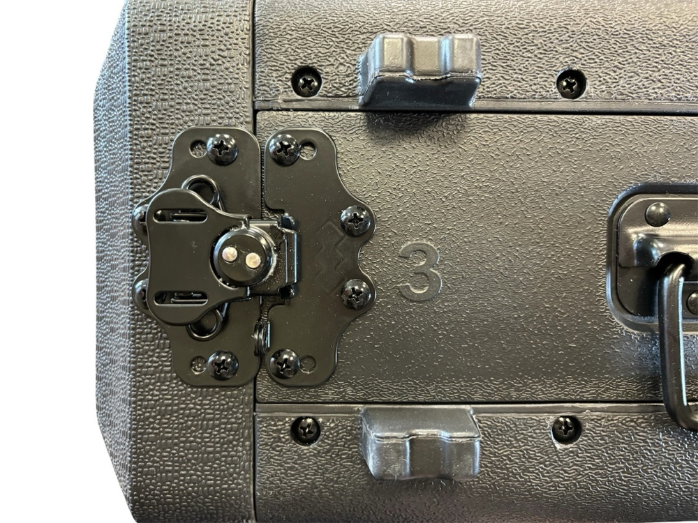 Короткий рэковый кейс 3 юнита 390мм LDPE +сумочка+ложемент в крышке| LDPE RACK3U390 | Внут. размеры 485*350*145мм