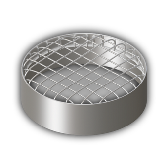 Наконечник дымохода D80 сетка