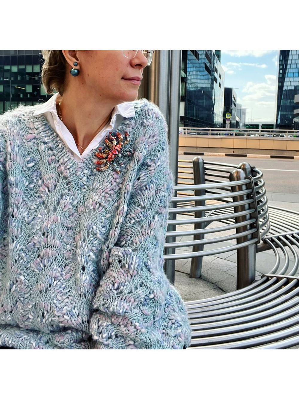 Трикотажная пряжа для вязания MORELINO толстая шишибрики