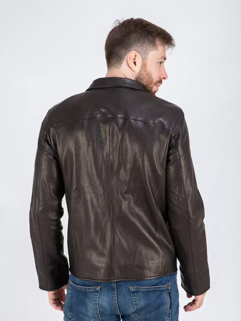 Куртка кожаная демисезонная Турция