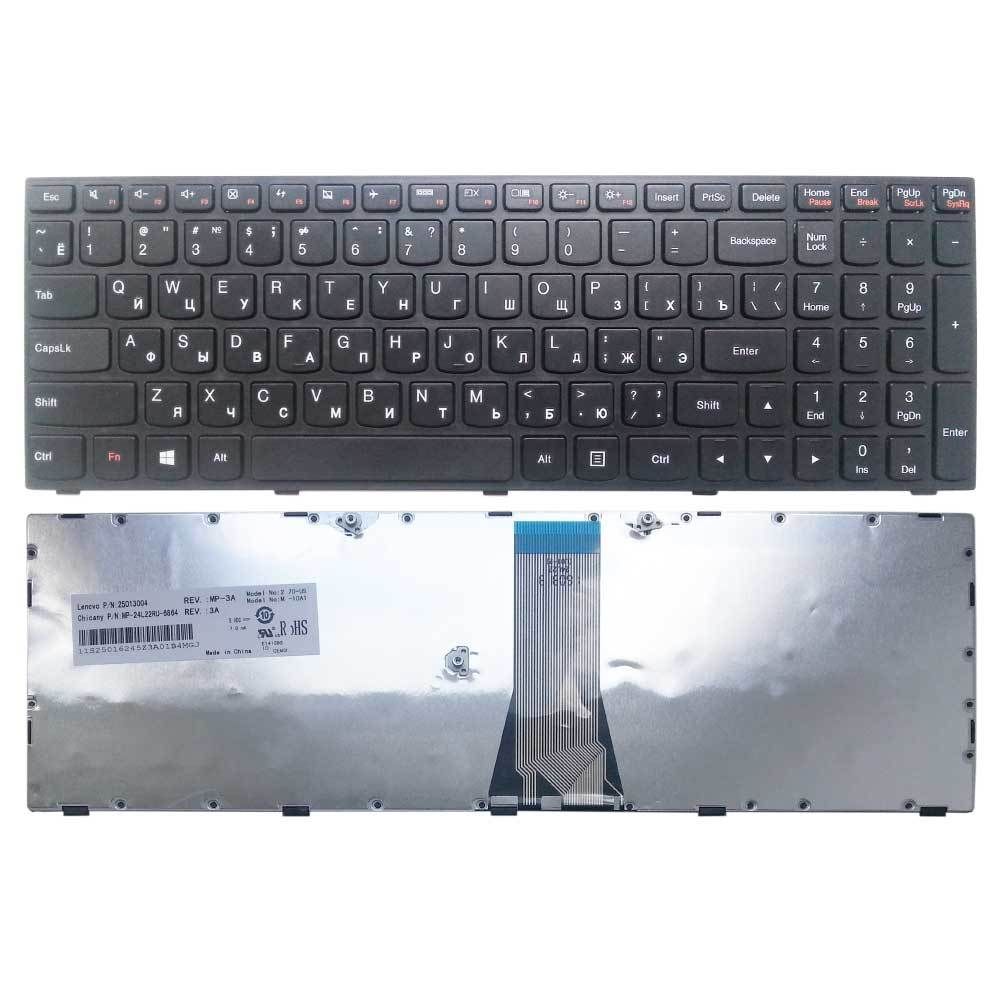 Клавиатура для ноутбука Lenovo IdeaPad G50-30, G50-45, G50-70 P/H:25013004, черная