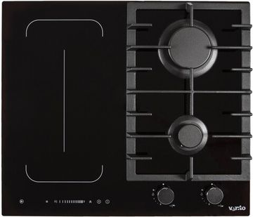Варильна поверхня комбінована VENTOLUX HG622 B9G CS FI (BK)