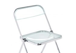 Пластиковый стул Fold складной clear gray-blue