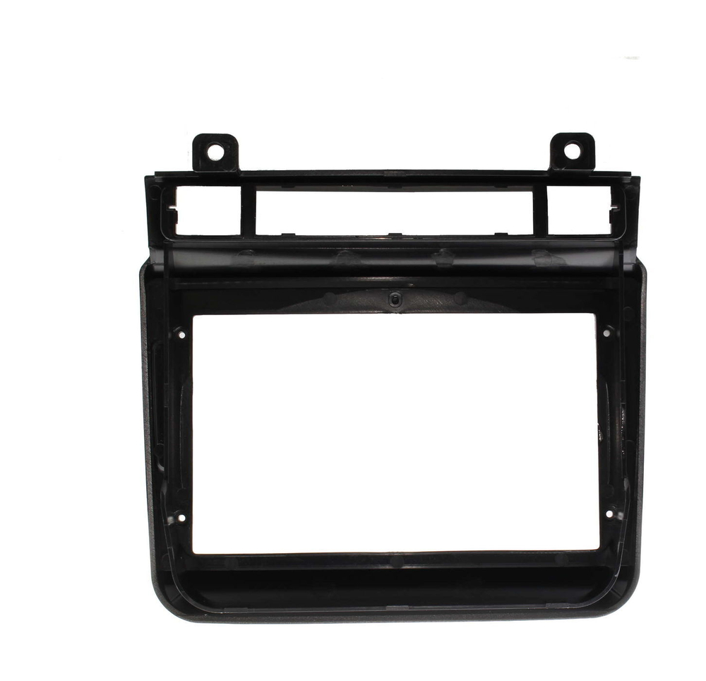 Комплект рамки с разъёмами 9" VW Touareg 2 NF 2010-2018 RNS850 - поддержка камеры ЗВ, климата и подогревов, парктроников, БК и настроек авто, аудио-усилитель по оптике. Нет настройки вебасты и штатного меню - поддержка климата и подогревов, парктроников, и камеры ЗВ. Нет настройки вебасты - Car-Smart 7181-B