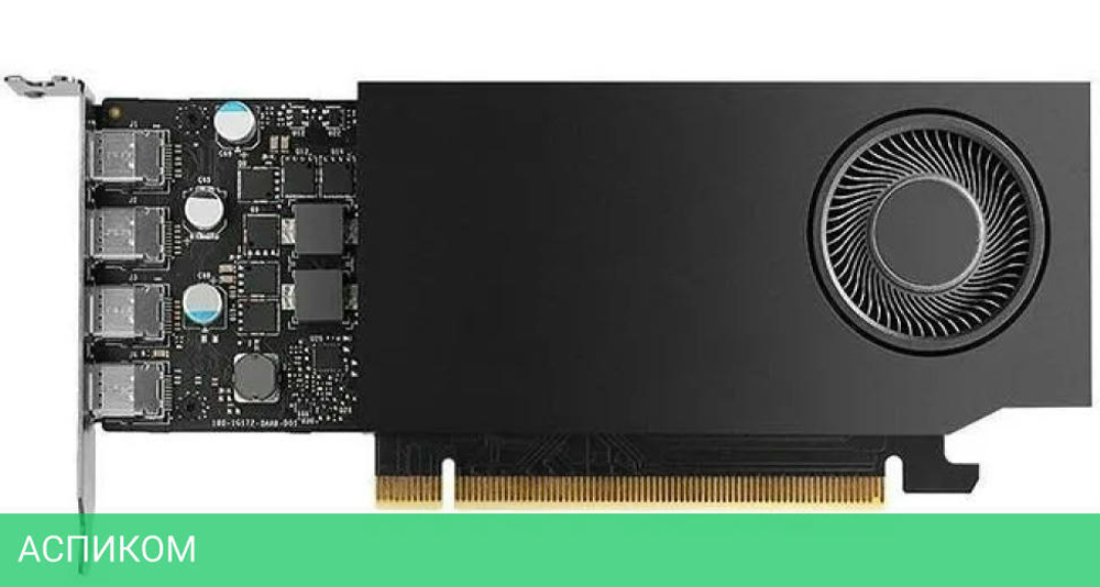 Видеокарта Nvidia RTX A1000 8GB ATX LP Bulk (900-5G172-2280-000)