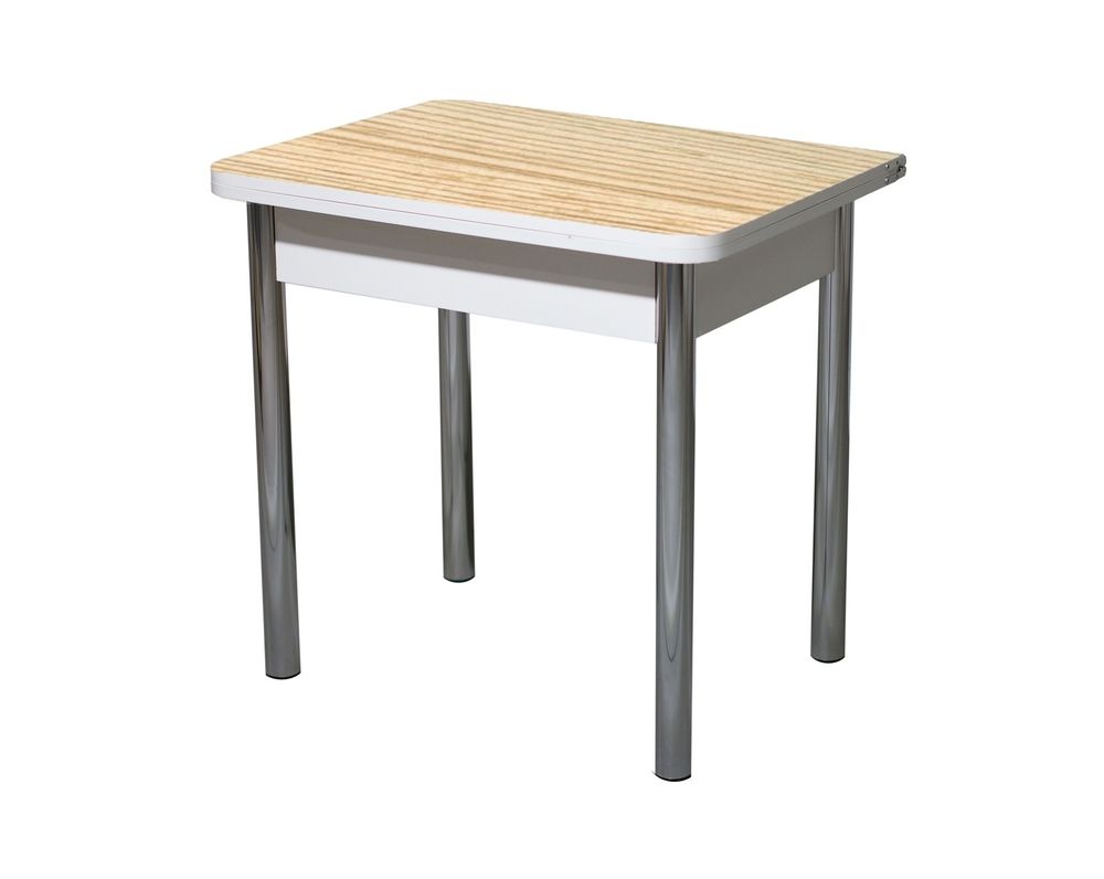 Стол ломберный (в ассортименте, 1 категория), ЛДСП/пластик/хром, Forpost