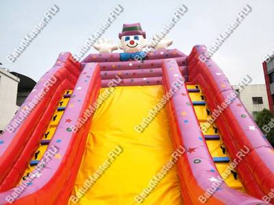 Надувная горка "Весёлый клоун" 8*5*6 м