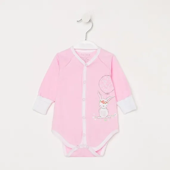 Боди для девочки, цвет розовый, рост 62