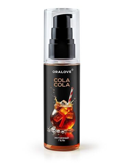 Съедобная смазка на водной основе с ароматом колы - 60 гр.